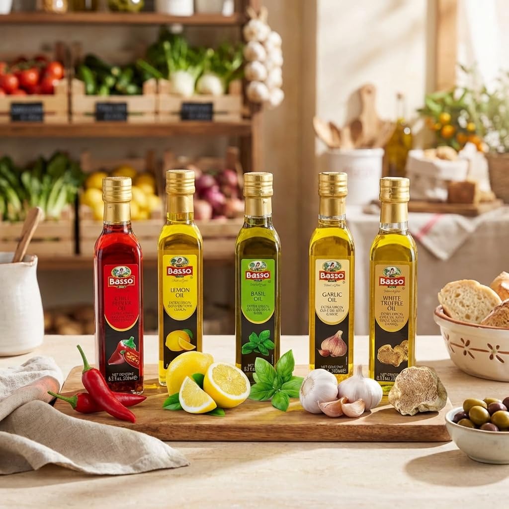 Amazon.com : BASSO 1904 - Lemon Oil, Infused Premium Extra Virgin